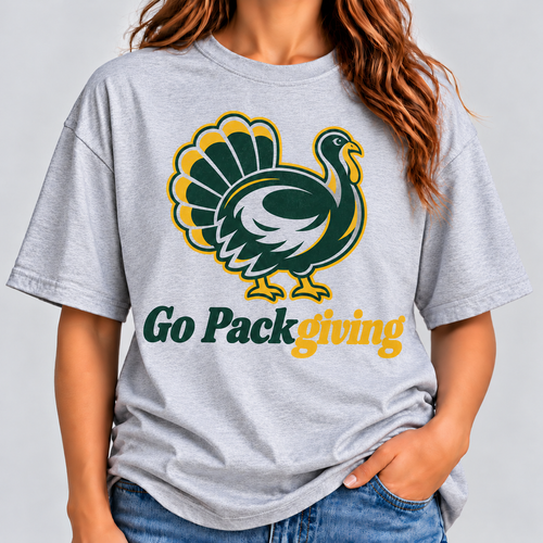 Green Bay Thanksgiving Turkey Shirt – Vintage Game Day Graphic Tee