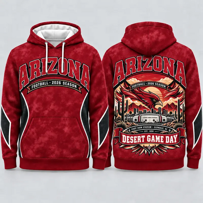 Game Day City Football Hoodie – Retro Helmet Graphic
