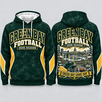 Game Day City Football Hoodie – Retro Helmet Graphic