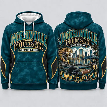 Game Day City Football Hoodie – Retro Helmet Graphic