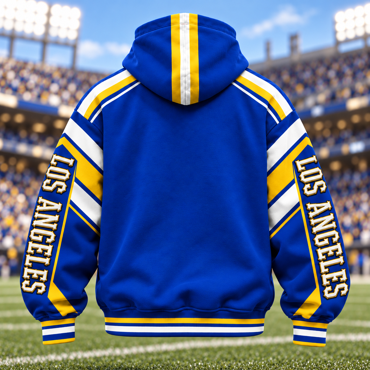 Mask Hoodie Football City Fan - Zip Hoodie All Team
