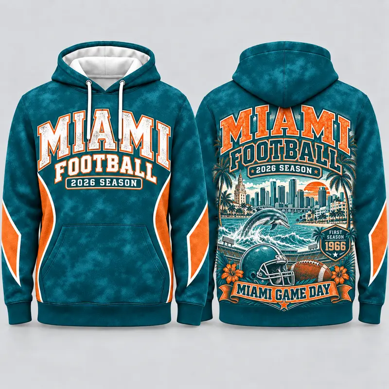 Game Day City Football Hoodie – Retro Helmet Graphic