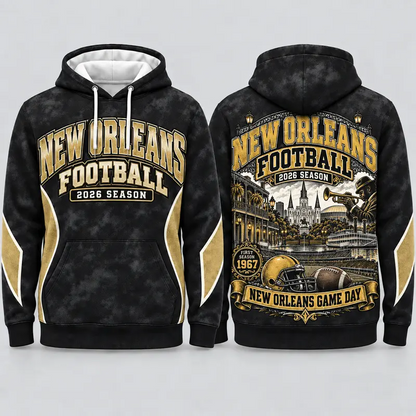 Game Day City Football Hoodie – Retro Helmet Graphic