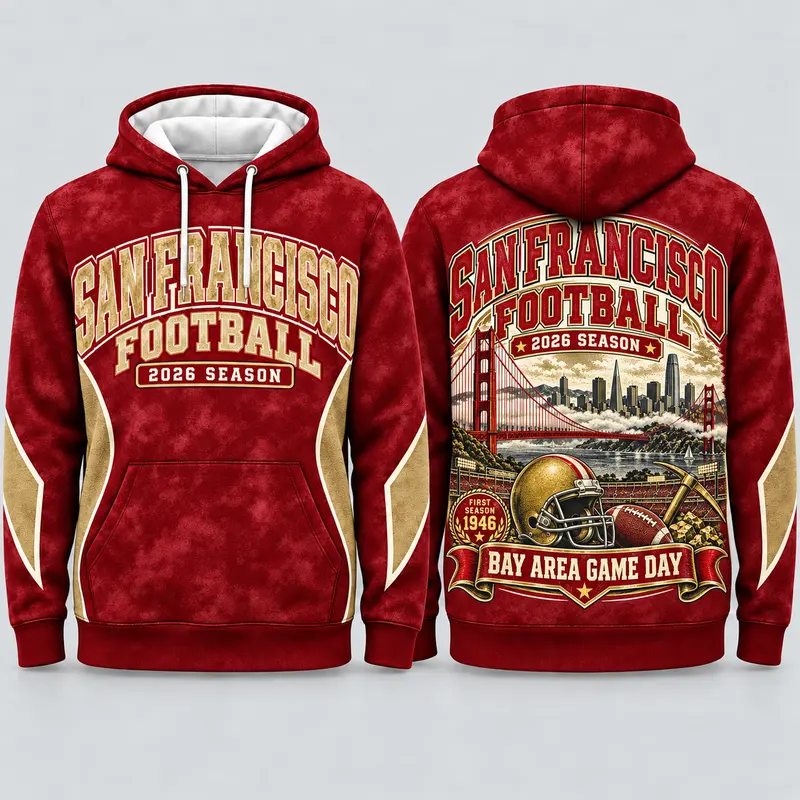 Game Day City Football Hoodie – Retro Helmet Graphic