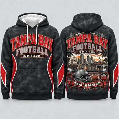 Game Day City Football Hoodie – Retro Helmet Graphic
