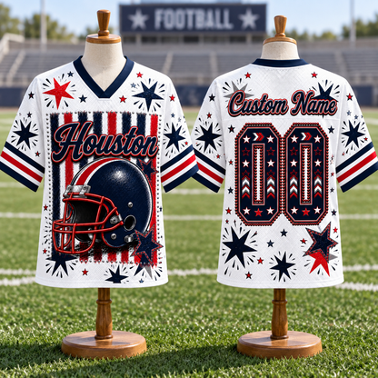 Custom American Football Mesh Jersey