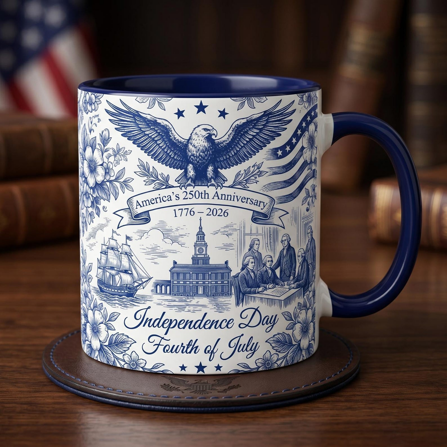 Semiquincentennial 1776-2026 Anniversary Mug Independence Day Gift