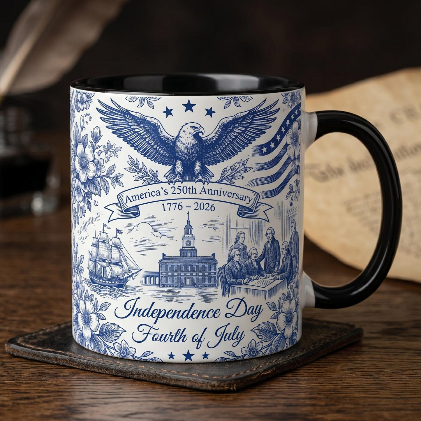 Semiquincentennial 1776-2026 Anniversary Mug Independence Day Gift