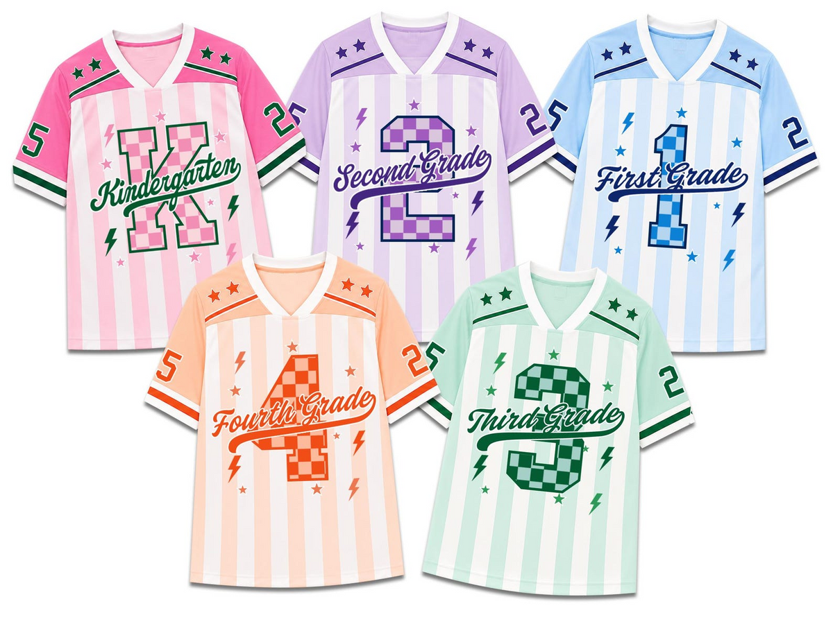Custom Teacher Mesh Jersey, Personalized Back To School