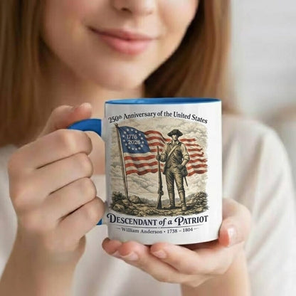 Personalized USA 250th Anniversary Mug 1776-2026