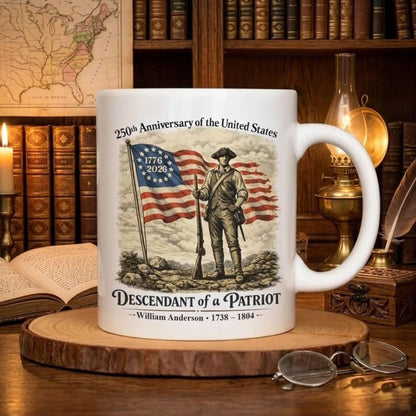 Personalized USA 250th Anniversary Mug 1776-2026