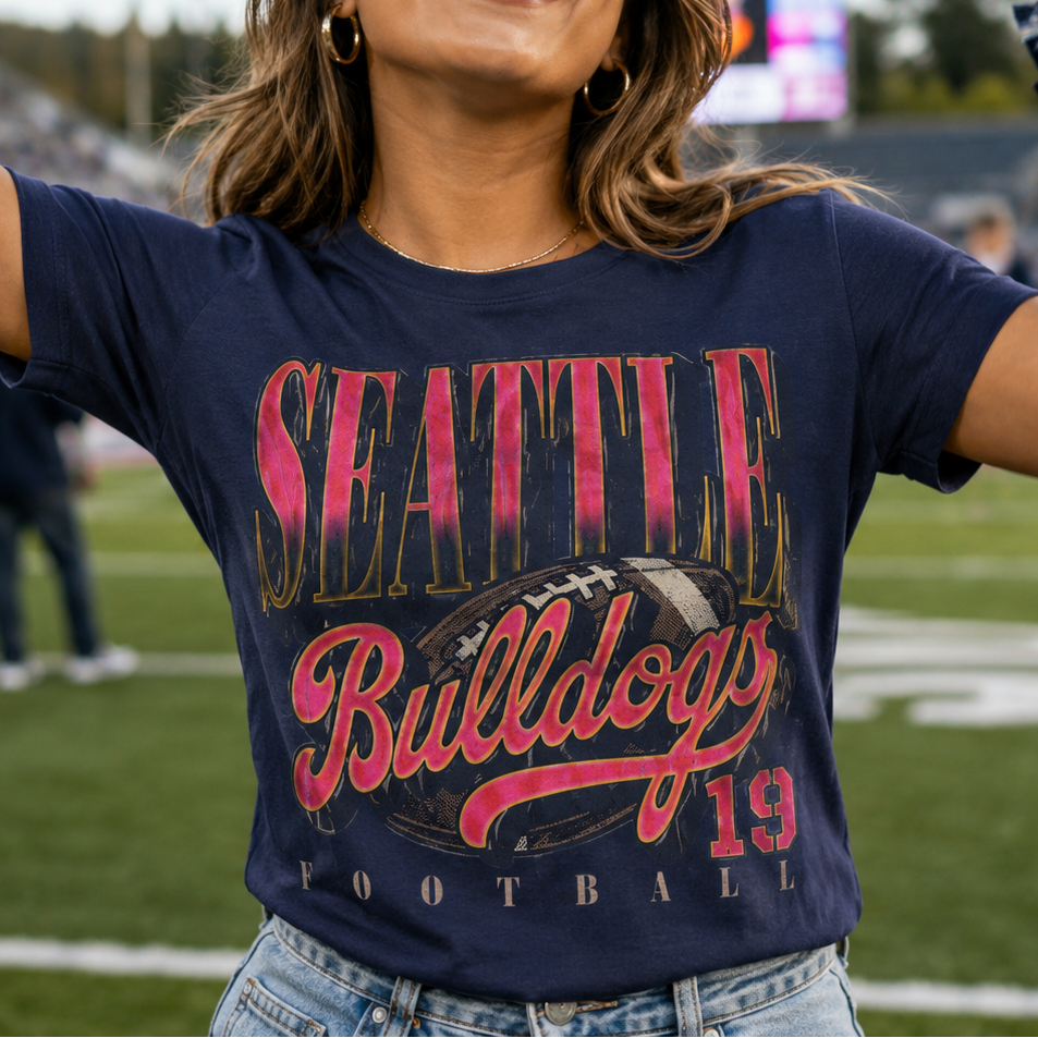 Custom Vintage Game Day T shirt