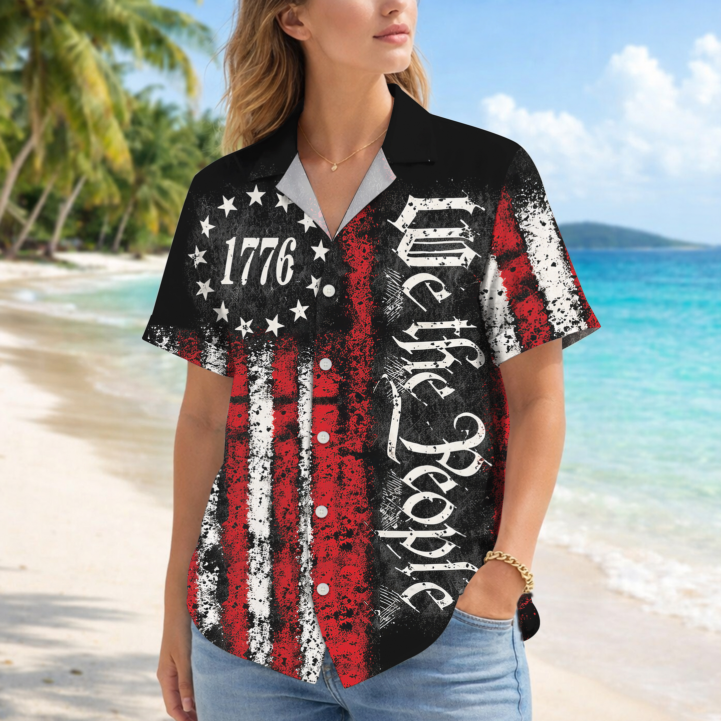 250th Anniversary Of USA Independence Day Holiday Hawaiian Shirt