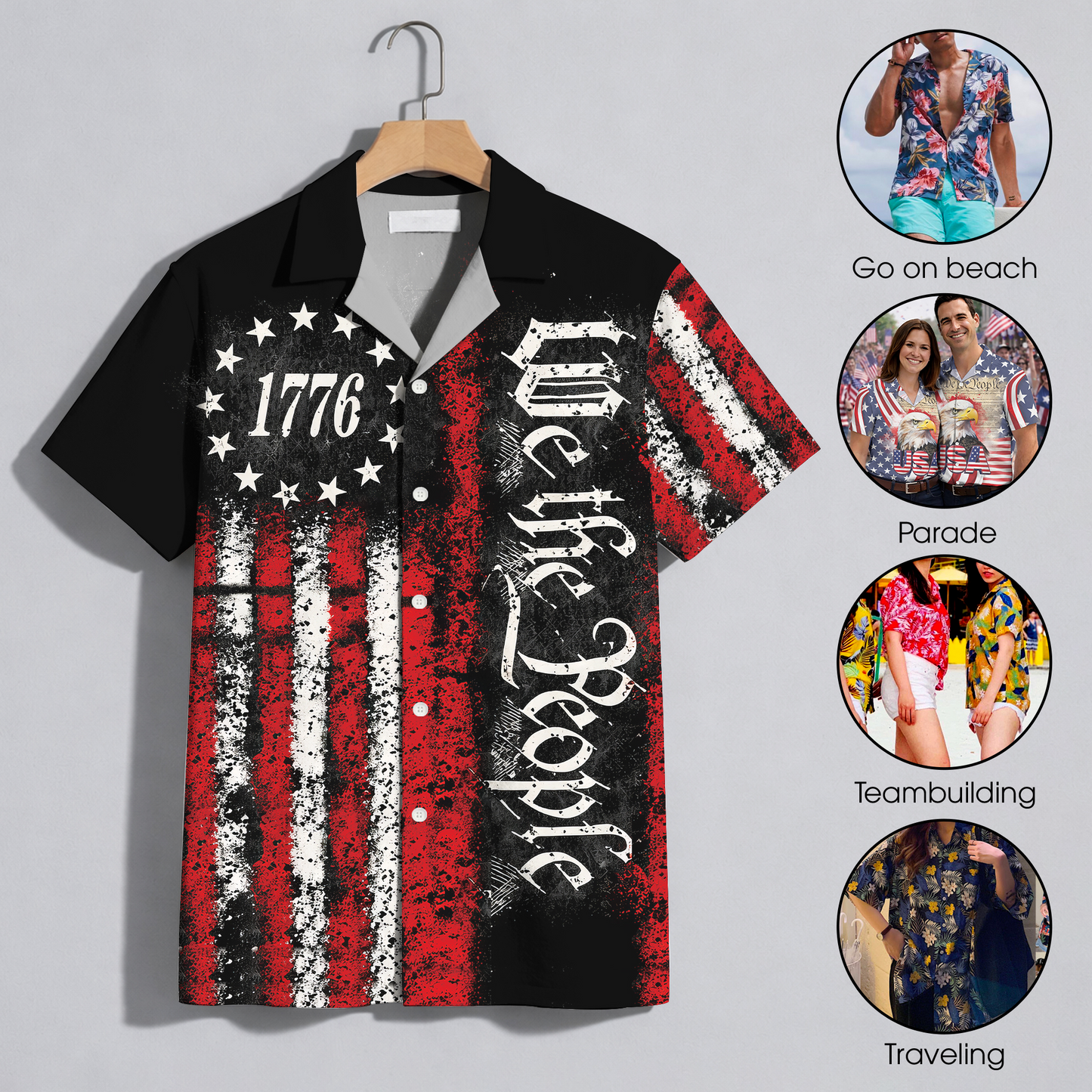 250th Anniversary Of USA Independence Day Holiday Hawaiian Shirt