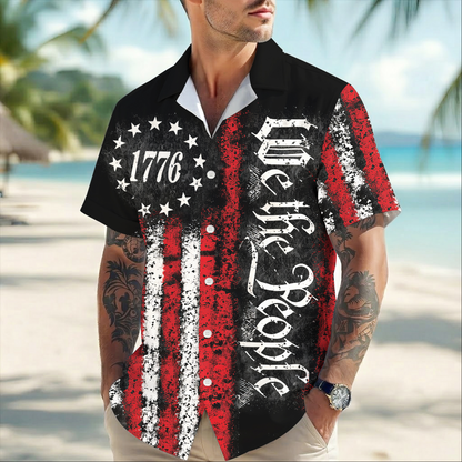 250th Anniversary Of USA Independence Day Holiday Hawaiian Shirt