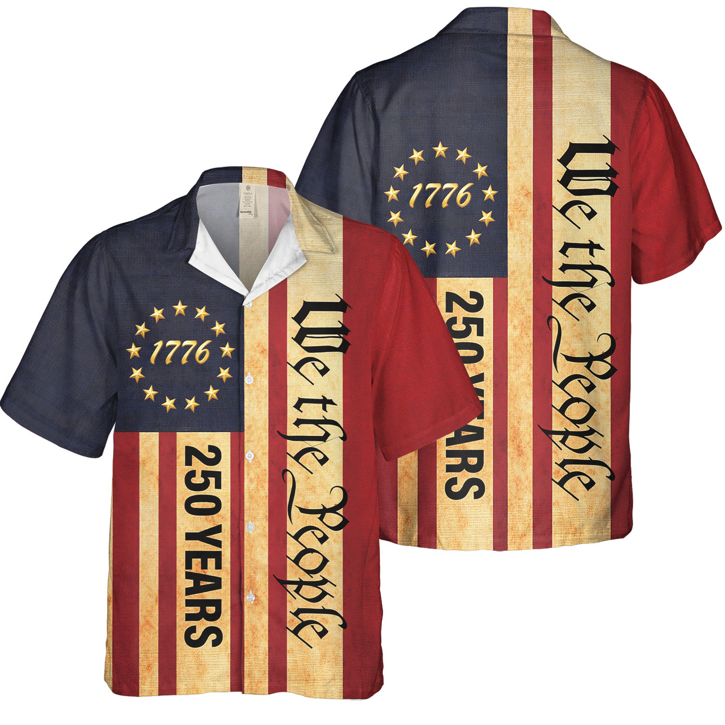 250th Anniversary Of USA Independence Day Holiday Hawaiian Shirt