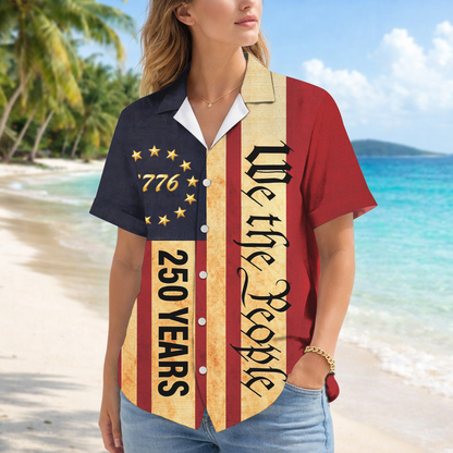 250th Anniversary Of USA Independence Day Holiday Hawaiian Shirt