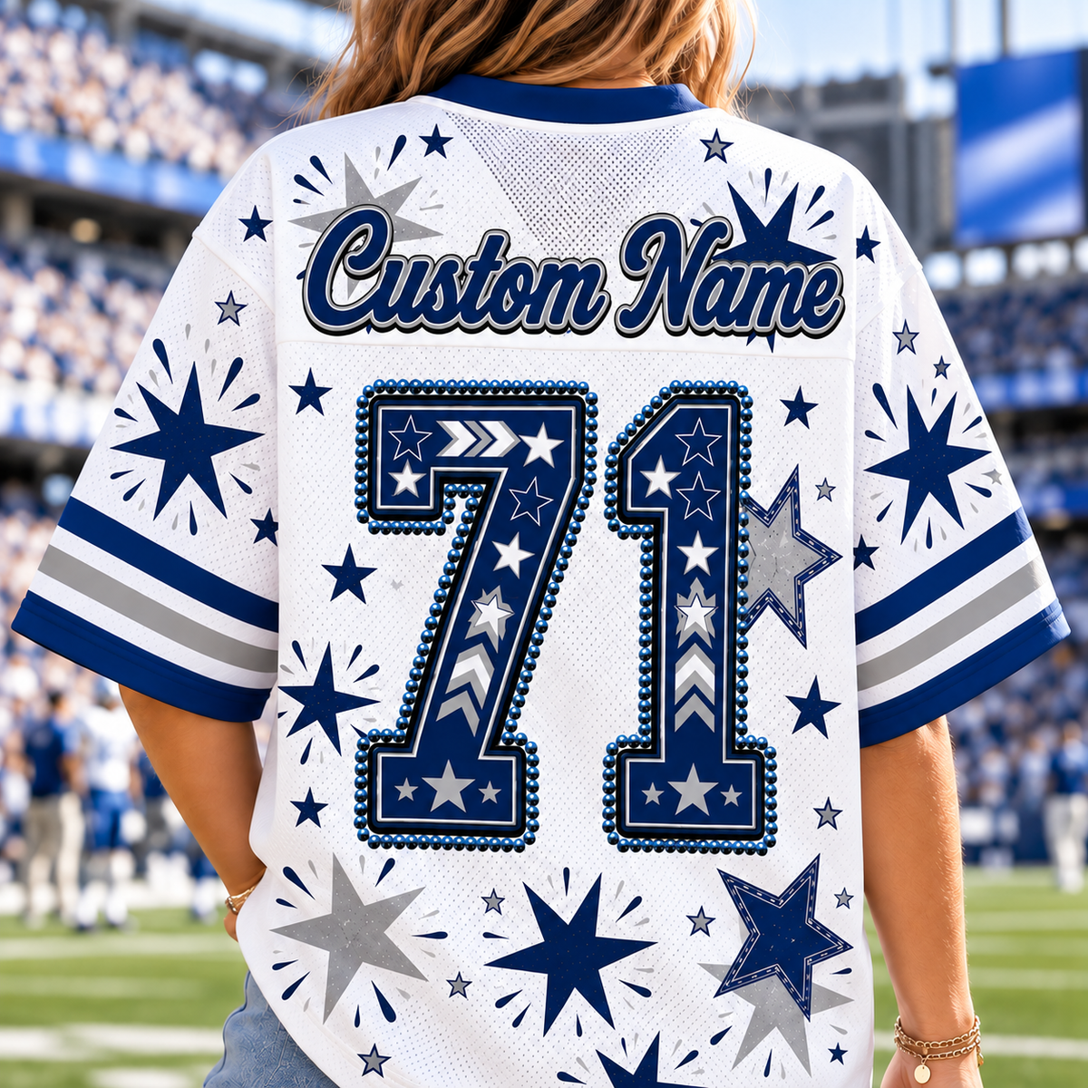 Indianapolis Football Mesh Jersey Team Spirit - Game Day Sport Jersey