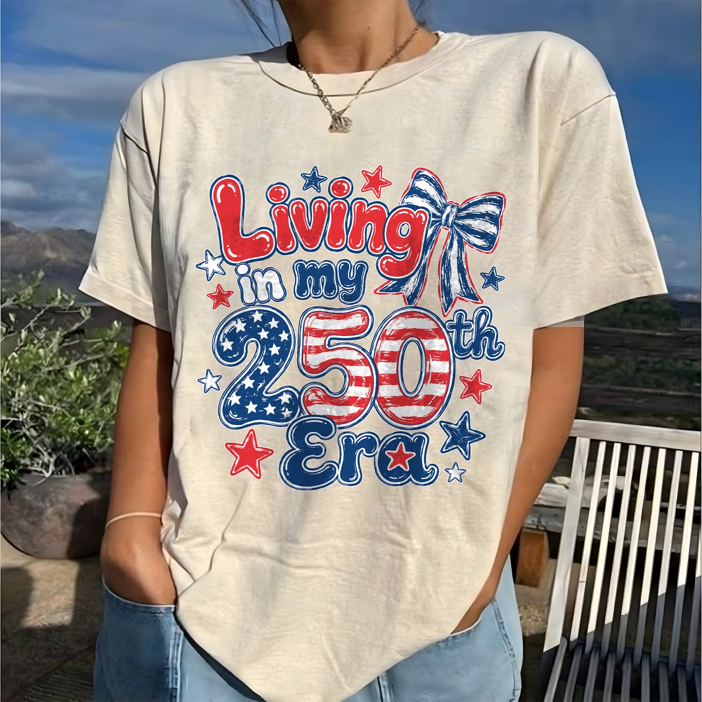 Living in my 250th ERA, America Semiquincentennial Shirt