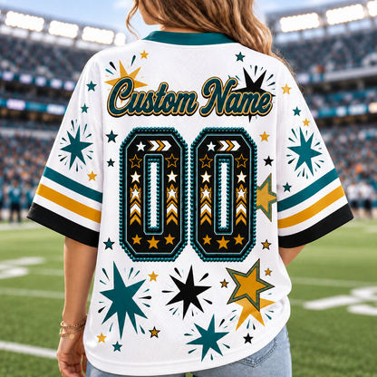 Jacksonville  Football Mesh Jersey Team Spirit - Game Day Sport Jersey
