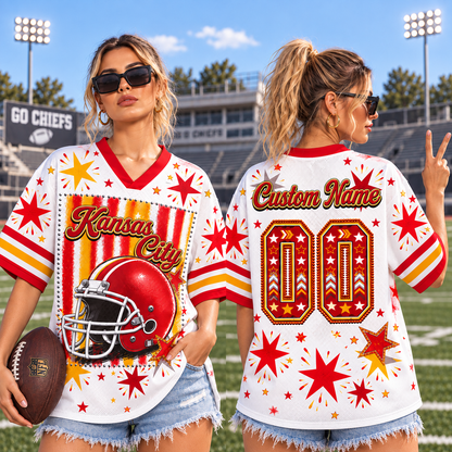 Custom  Football Jersey  - Classic Team Spirit Fan Jersey