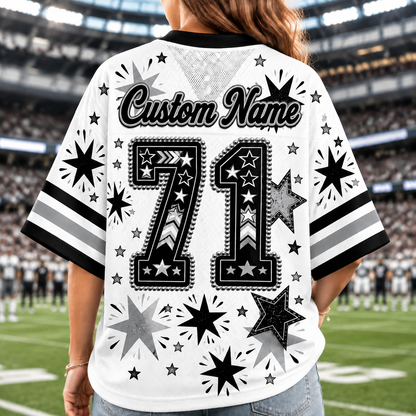 Las Vegas Football Mesh Jersey Team Spirit - Game Day Sport Jersey