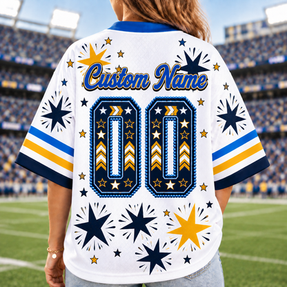 Los Angeles Football Mesh Jersey Team Spirit - Game Day Sport Jersey