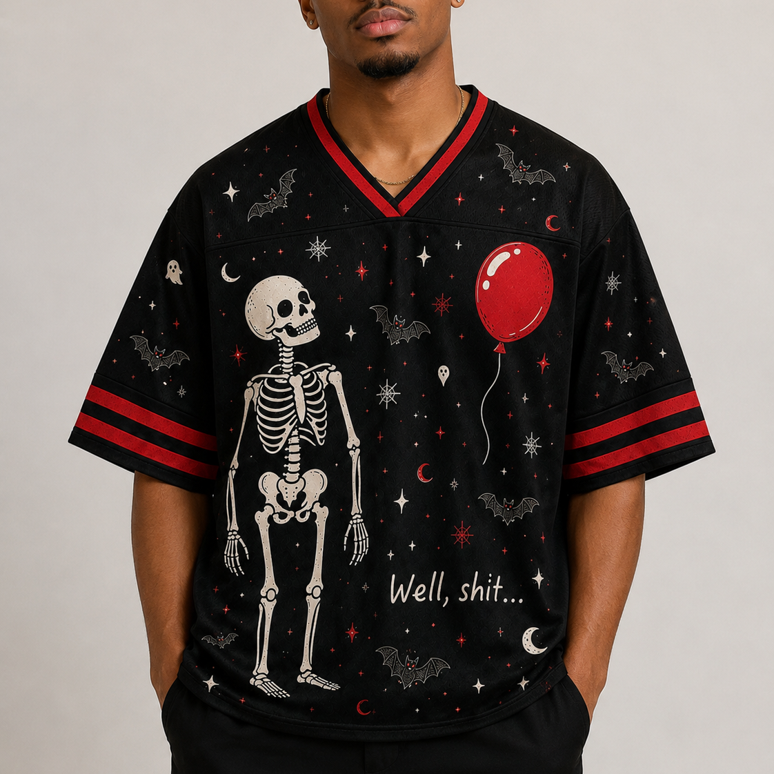Custom Halloween Graphic Mesh Jersey