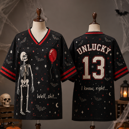 Custom Halloween Graphic Mesh Jersey
