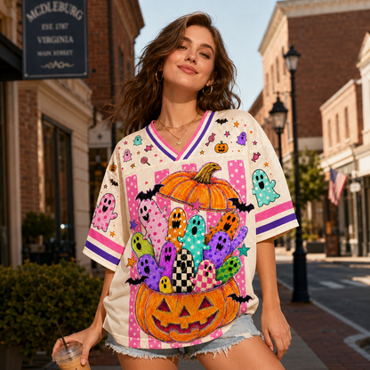 Custom Halloween Graphic Mesh Jersey