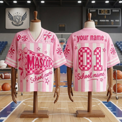 Custom Mascot Team Spirit Game Day Mesh Jersey