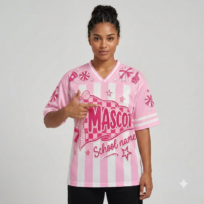 Custom Mascot Team Spirit Game Day Mesh Jersey
