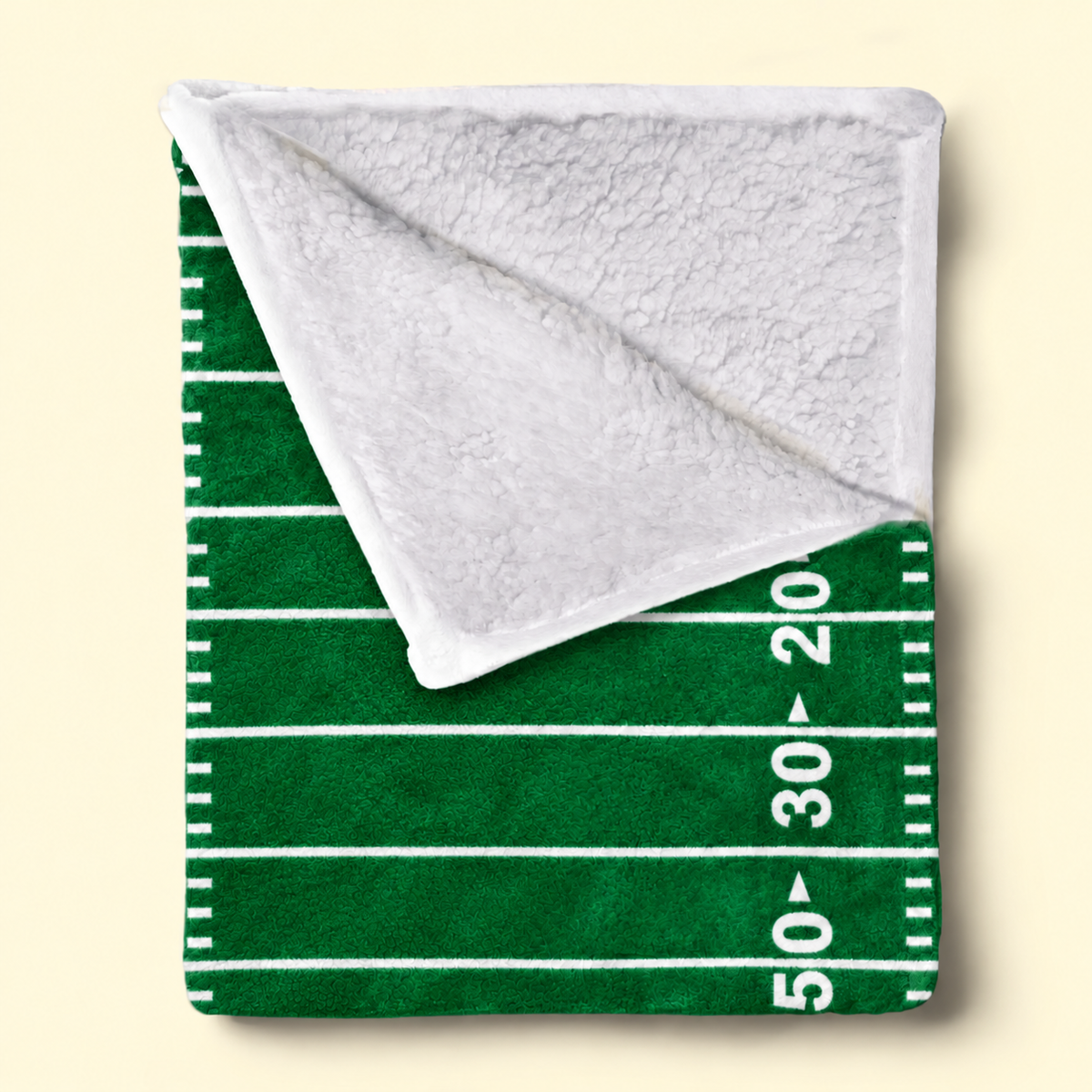 Custom Football Fleece Blanket - Custom Name Sports Gift