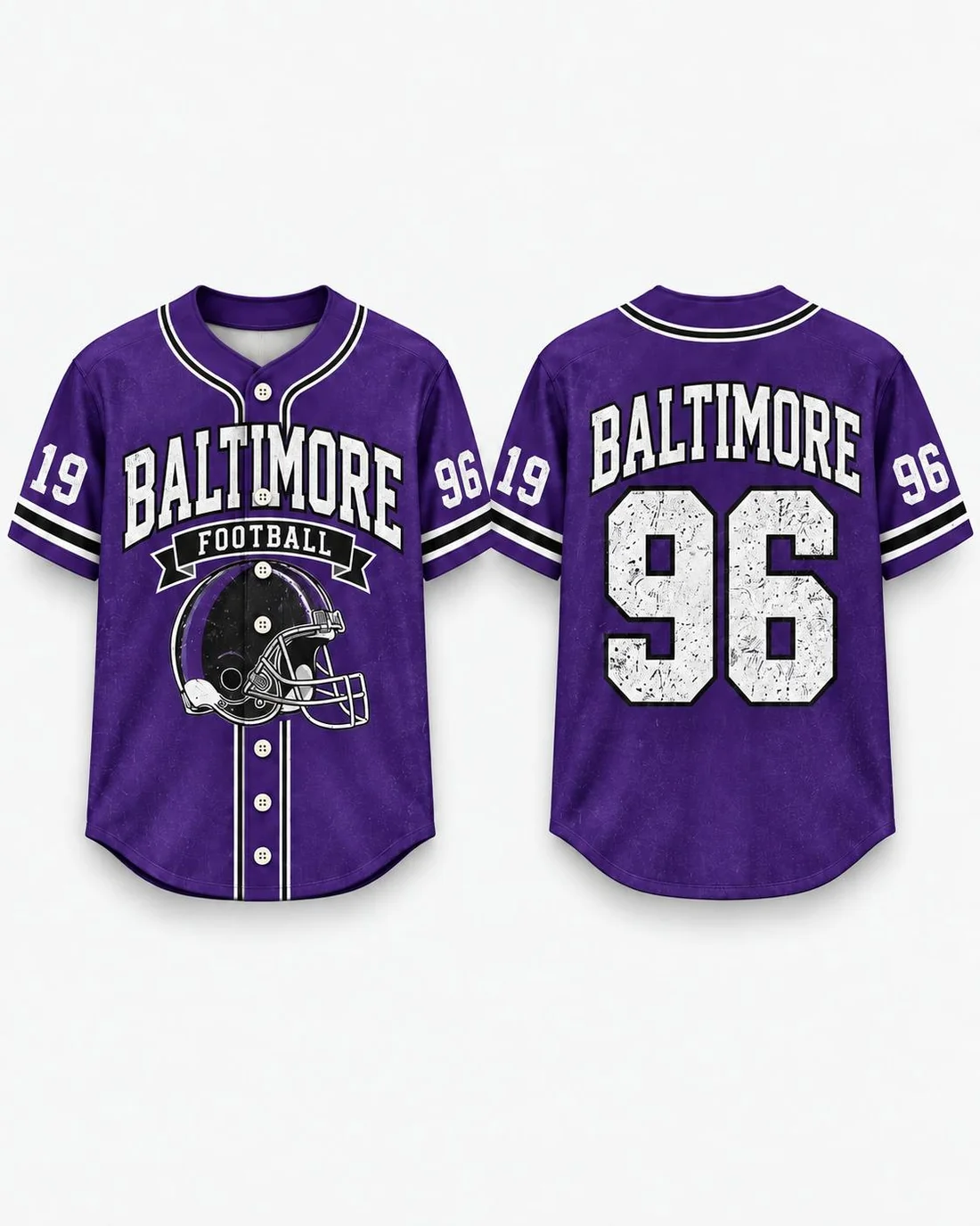 Vintage Football Fan Mesh Jersey for Game Day and Tailgate