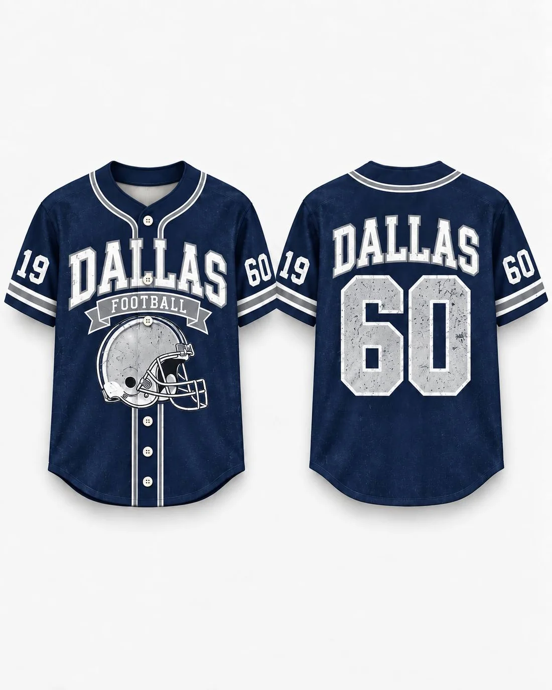 Vintage Football Fan Mesh Jersey for Game Day and Tailgate