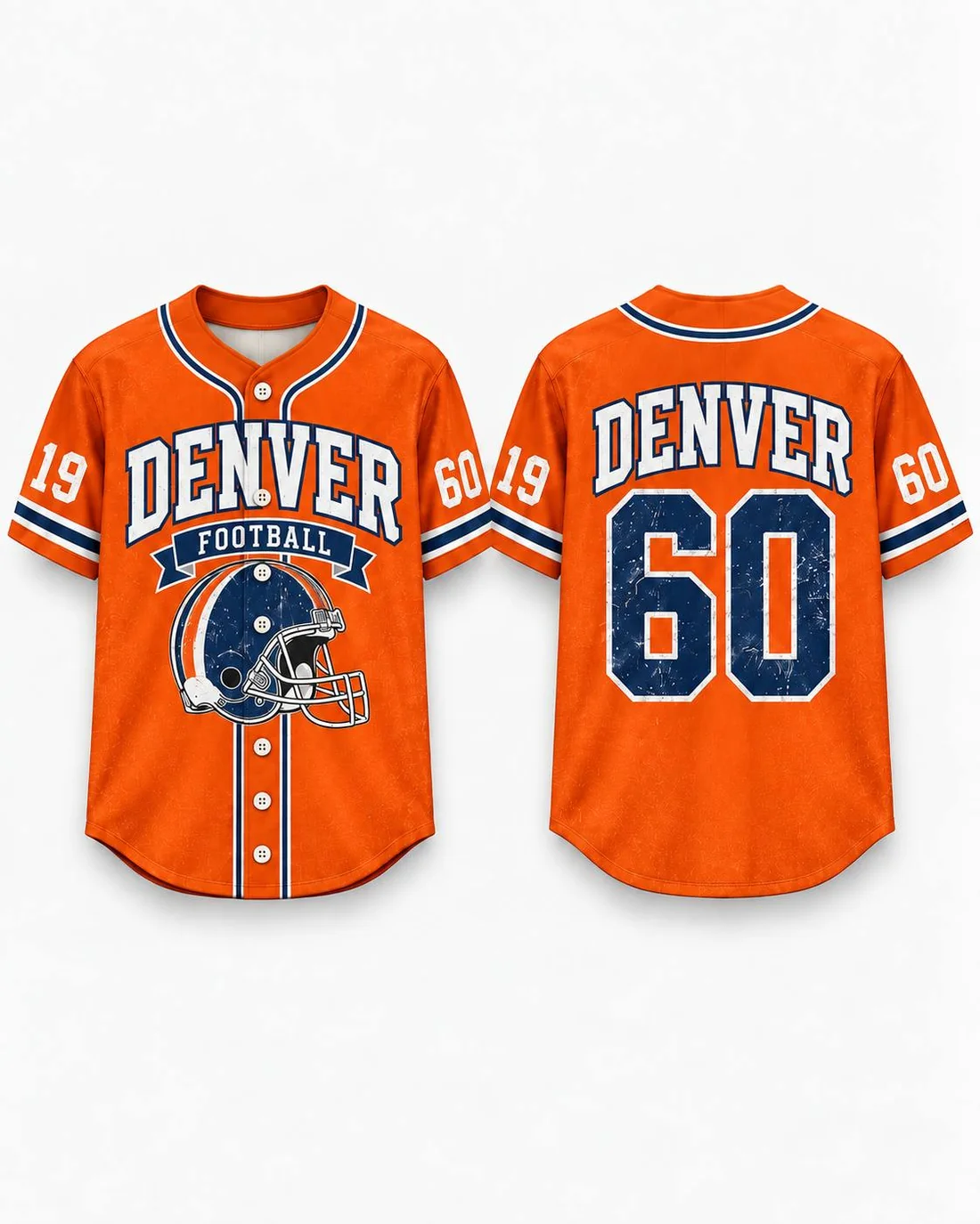 Vintage Football Fan Mesh Jersey for Game Day and Tailgate