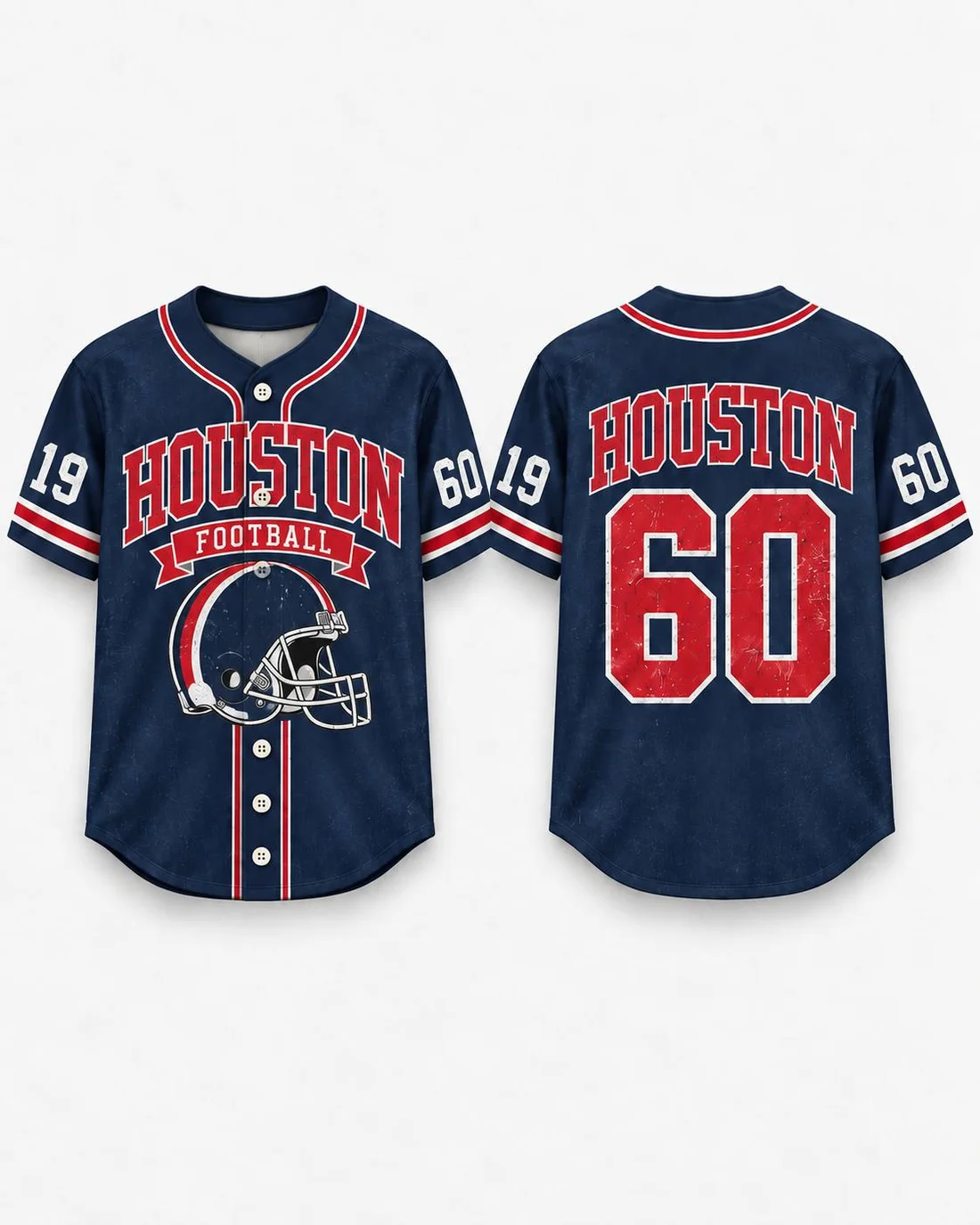 Vintage Football Fan Mesh Jersey for Game Day and Tailgate