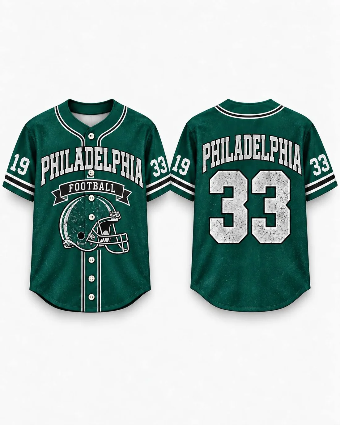Vintage Football Fan Mesh Jersey for Game Day and Tailgate