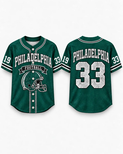 Vintage Football Fan Mesh Jersey for Game Day and Tailgate