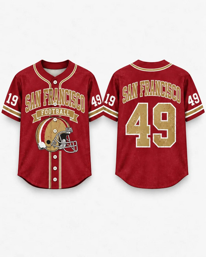 Vintage Football Fan Mesh Jersey for Game Day and Tailgate