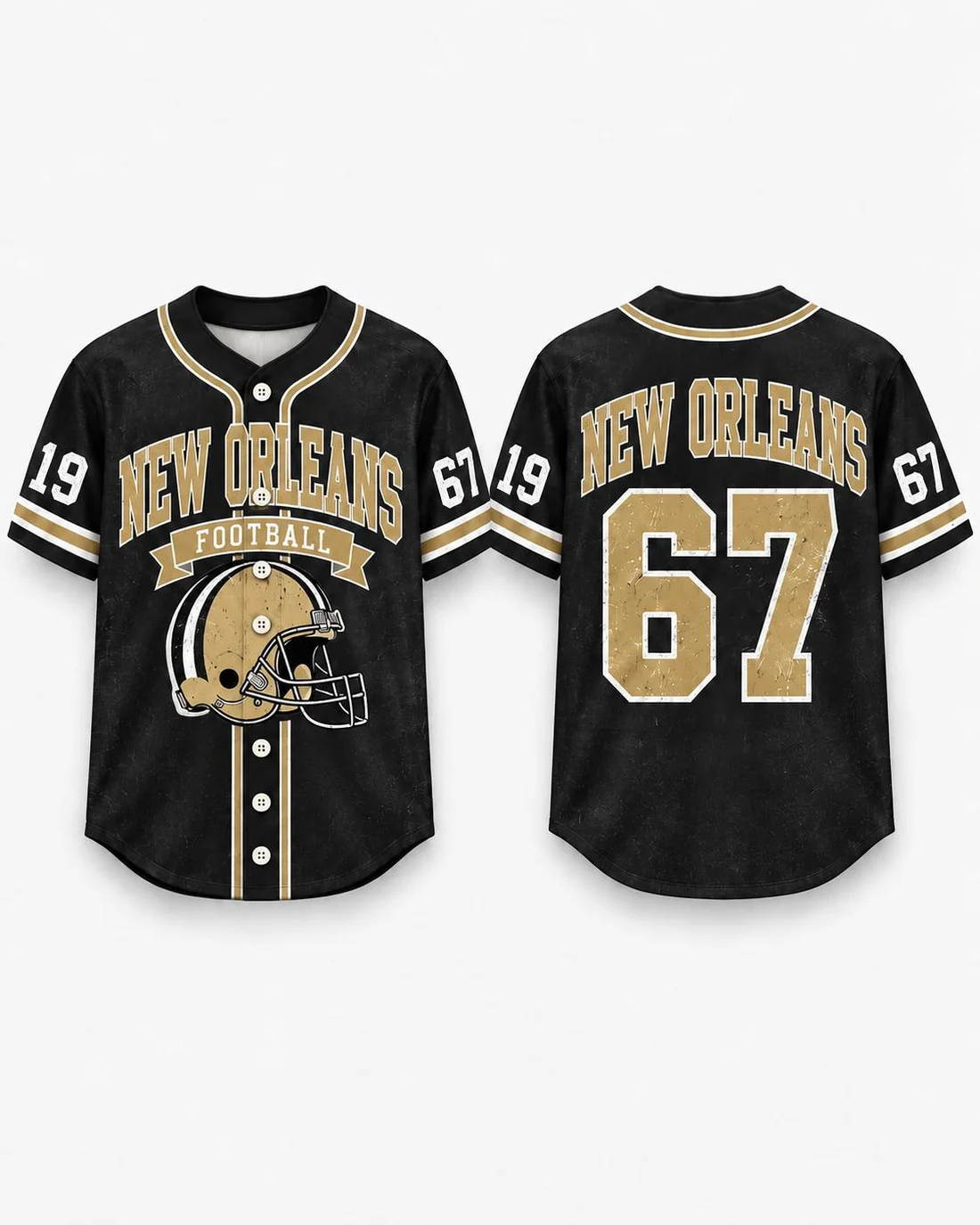 Vintage Football Fan Mesh Jersey for Game Day and Tailgate