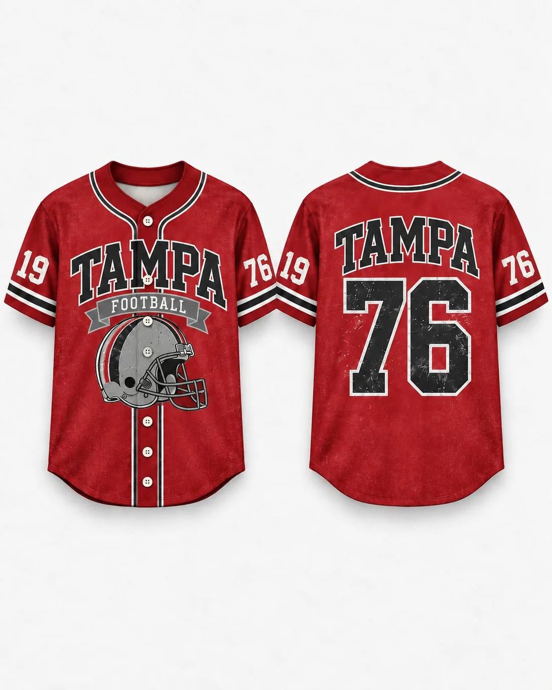 Vintage Football Fan Mesh Jersey for Game Day and Tailgate
