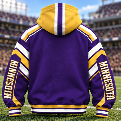 Mask Hoodie Football City Fan - Zip Hoodie All Team