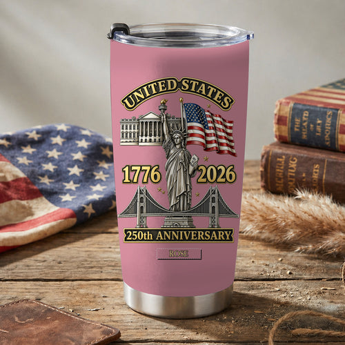 250 Years USA Tumbler for Proud Americans We The People  1776 2026