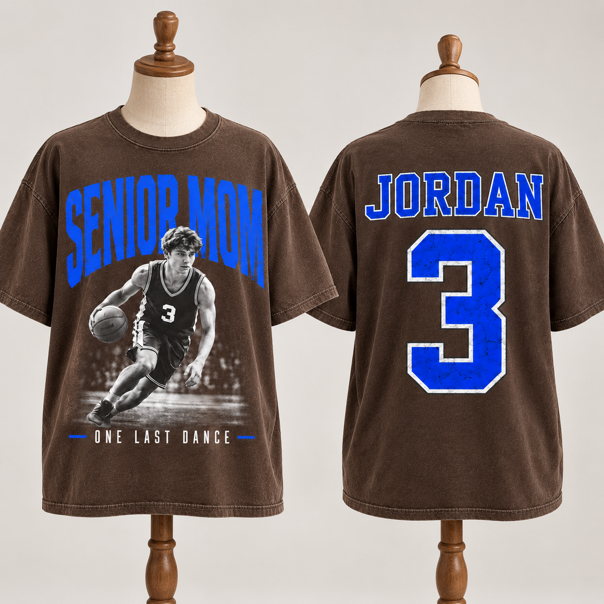 Custom Photo Senior Football Mom