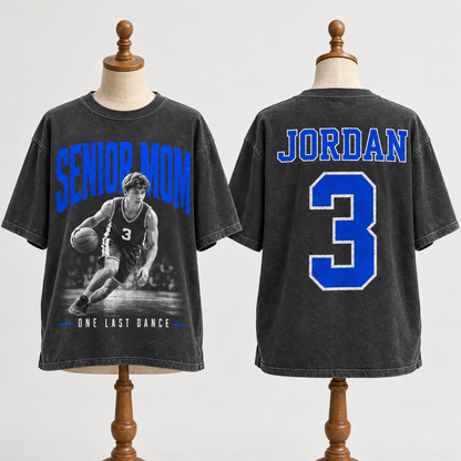 Custom Photo Senior Football Mom