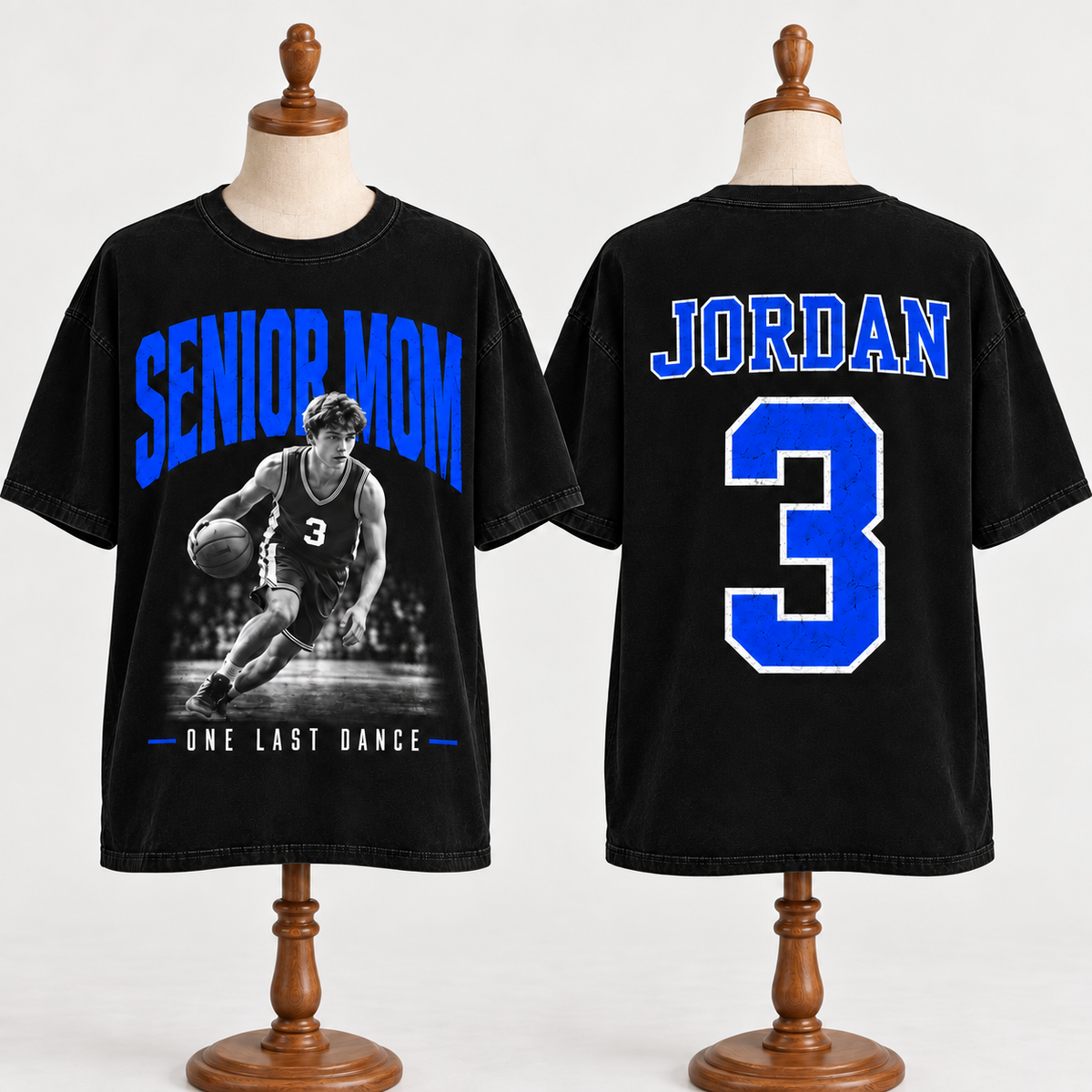 Custom Photo Senior Football Mom