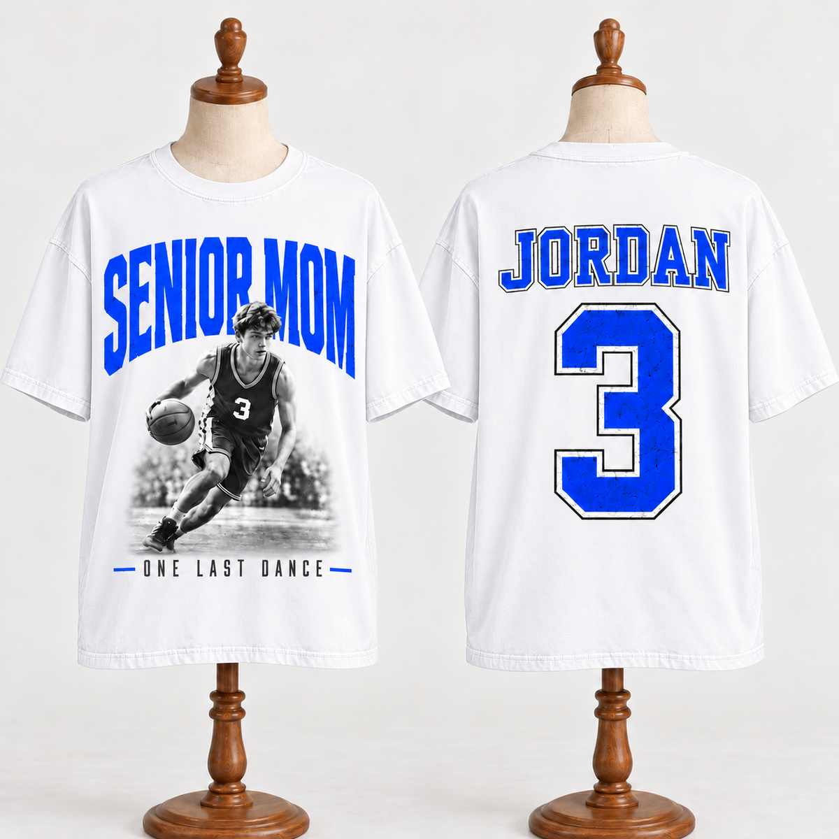 Custom Photo Senior Football Mom