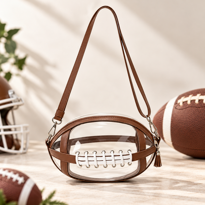 Football Clear Bag — Stadium-Ready Game Day Crossbody