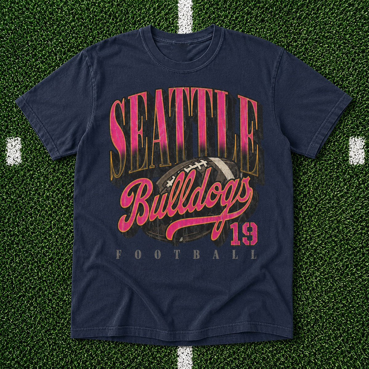 Custom Vintage Game Day T shirt